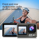 iWear K4 Real 4K 20Mpix Wi-Fi Sport Camera with Sony IMX179 Lens & 8x Fixation Set Black