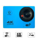 iWear K1 Ultra HD 4K 16Mpix Wi-Fi Sport Camera with 2'' LCD Remote & 8x Fixation Set Blue