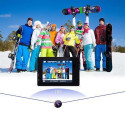 iWear K1 Ultra HD 4K 16Mpix Wi-Fi Sport Camera with 2'' LCD Remote & 8x Fixation Set Silver