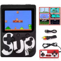 GameBox R2 8bit Kaasaskantav Retro Mängukonsool 400 mänguga 3'' LCD 1x Puldiga TV RCA kaabel Must