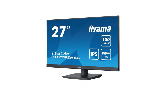 IIYAMA XU2792HSU-B6 27-tolline ETE IPS-paneel FHD 100Hz 250cd/m2 0,4ms MPRT FreeSync HDMI DP USB-HUB