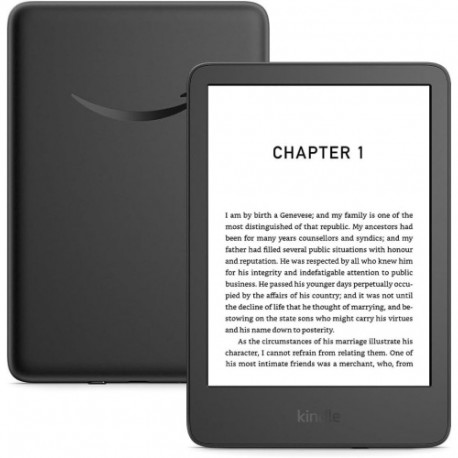 Amazon Kindle eBook Reader 6'' 300ppi, 16GB, Without Ads, Black