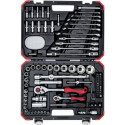 Gedore GEDORE red Socket Set 1/4 + 1/2 92-pieces