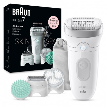 Braun epilaator Silk-épil SE7-081 märg ja kuiv valge