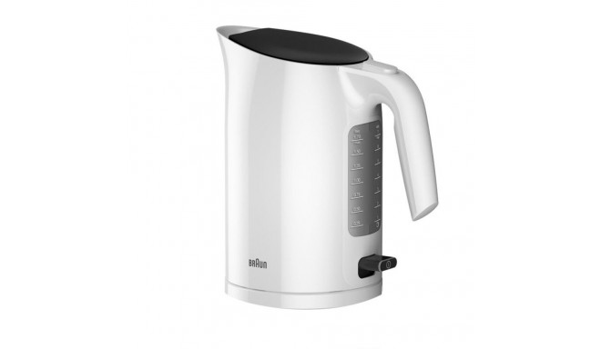 Braun WK3100WH PurEase standard 2200 W 1,7 L plast 360° pöördalusega valge veekeetja