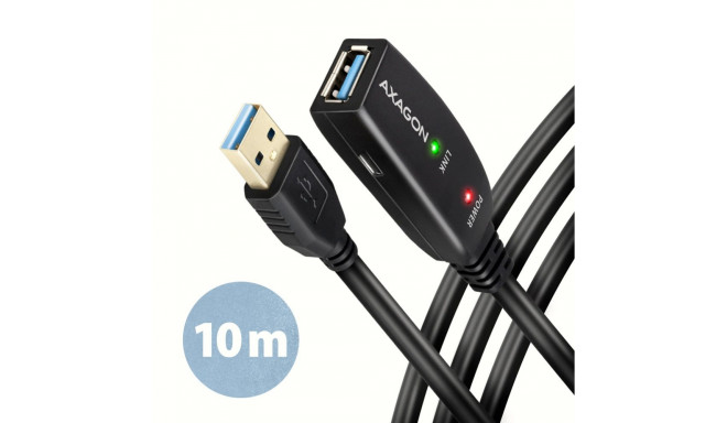AXAGON aktiivne pikenduskaabel USB 3.2 Gen 1, 10 m | ADR-310