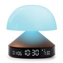 Lexon Mina Sunrise Alarm Clock with Lamp Brown/Light Brown LR153BZ