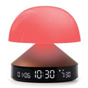 Lexon Mina Sunrise Alarm Clock with Lamp Brown/Light Brown LR153BZ