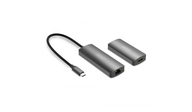 Digitus | 4K Video Extender (USB-C - HDMI), 30 m | DS-55343 | Black