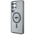 Case Karl Lagerfeld Button Karl Head Printed Logo MagSafe for Samsung Galaxy S25 Ultra black