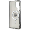 Case Karl Lagerfeld Button Karl Head Printed Logo MagSafe for Samsung Galaxy S25 Ultra black
