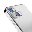 3MK Lens Protection Pro iPhone 14 6.1" silver/silver Camera lens protection with mounting frame 1 pc
