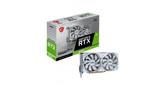 MSI GeForce RTX 3050 Ventus 2X XS OC White 8GB GDDR6 Graphics Card