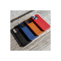 Fikseeritud MagNahk | Tagakaas | Apple | iPhone 16 Plus | Nahk | Must
