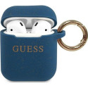 Guess GUACCSILGLBL AirPods 1/2 kate sinine/sinine Silikoon Sädelus