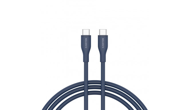 CANYON cable CC60SC10 C-C 60W 1m Silicon Dark blue