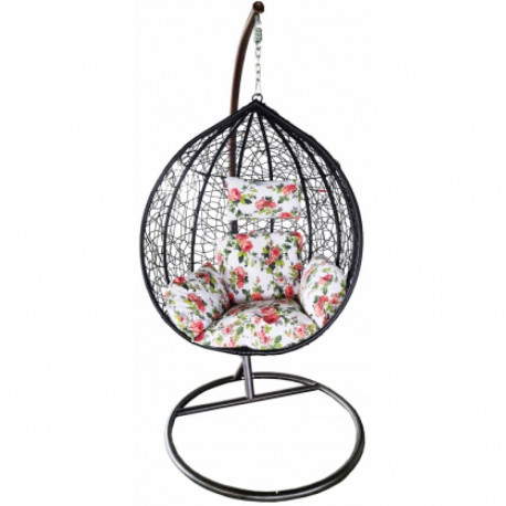 BESK Ar spilvenu, 95cm, melns