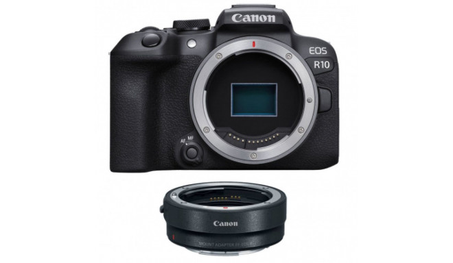 Canon EOS-R10 Body + Mount Adapter