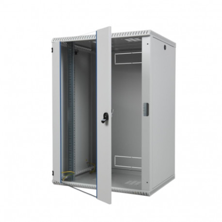 Seinakapp 15U 730x600x600 klaasuks, k,l,s, eemaldatavad küljed, TOP hall
