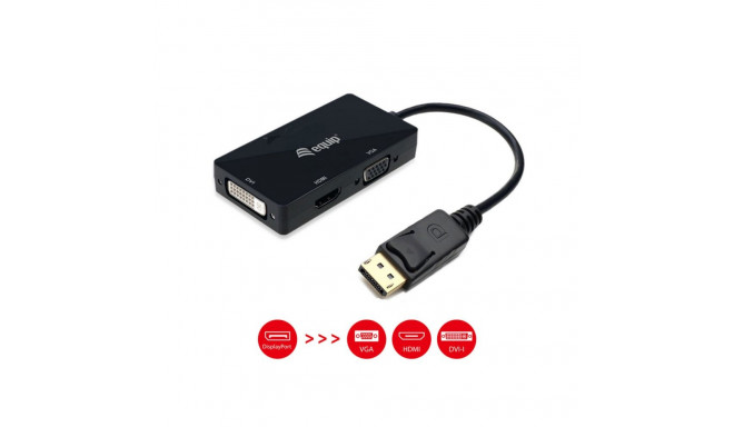 Display Port to HDMI/VGA Adapter Equip NA