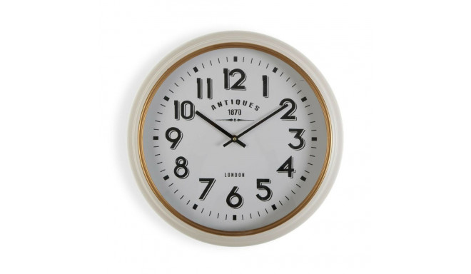 Wall Clock Versa Antiques White MDF Wood MDF Wood/Metal 5,8 x 42 cm