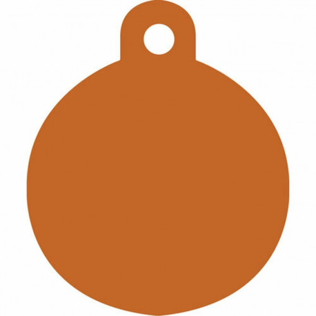 Identification plate for collar Imarc Circle Orange