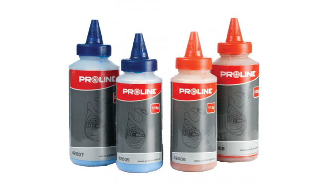 Kreda traserska punane 225g, plastist dosaator proline