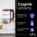 MS 1301 must klaasist veekeetja 1,7 l temperatuuri reguleerimisega
