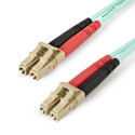 StarTech.com 2m (6ft) LC/UPC to LC/UPC OM4 Multimode Fiber Optic Cable, 50/125µm LOMMF/VCSEL Zipcord