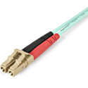 StarTech.com 2m (6ft) LC/UPC to LC/UPC OM4 Multimode Fiber Optic Cable, 50/125µm LOMMF/VCSEL Zipcord