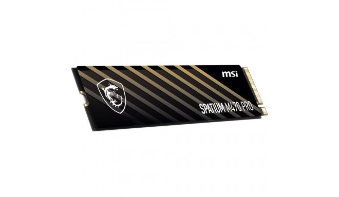 SSD|MSI|SPATIUM M470 PRO|2TB|M.2|PCIe Gen4|NVMe|3D NAND|Write speed 5000 MBytes/sec|Read speed 6000 