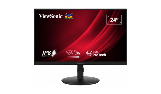 "61cm/24"" (1920x1080) ViewSonic VG2408A-MHD 16:9 FHD IPS 5ms 100Hz HDMI VGA DP Speaker Pivot Black"