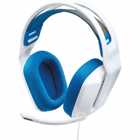 "Logitech G G335 Wired Gaming Headset white"