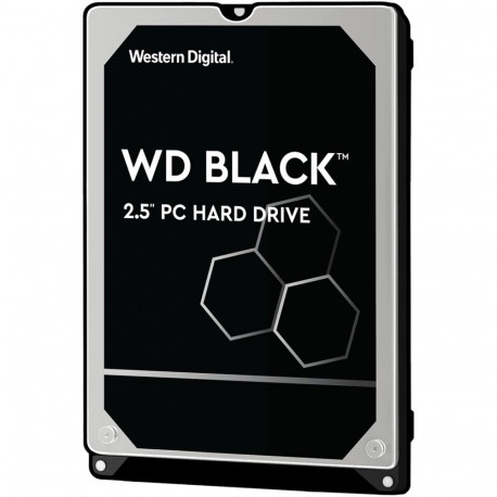 "WD Black Mobile 500GB HDD 7200rpm SATA serial ATA 6Gb/s 64MB cache 2.5 inch 7mm Heigth RoHS complia
