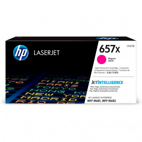 "HP 657X original LaserJet Toner cartridge CF473X Magenta High Yield"