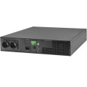 Qoltec 52285 Uninterruptible Power Supply UPS for RACK | 1kVA | 1000W | Power factor 1.0 | LCD | EPO