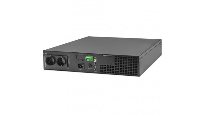 Qoltec 52285 Uninterruptible Power Supply UPS for RACK | 1kVA | 1000W | Power factor 1.0 | LCD | EPO