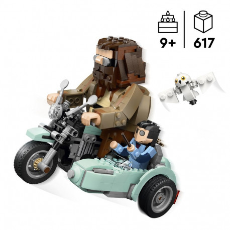 LEGO Harry Potter Hagrid ja Harry mootorrattasõidul