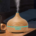 IVY D1 3-in-1 Aroomi Difuusor - Hüdroabsorber - 10W Öö Atmosfääri Lamp 17cm / 500ml Heleda Puidu