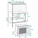 Integreeritav mikrolaineahi Beko BMGB25333WG
