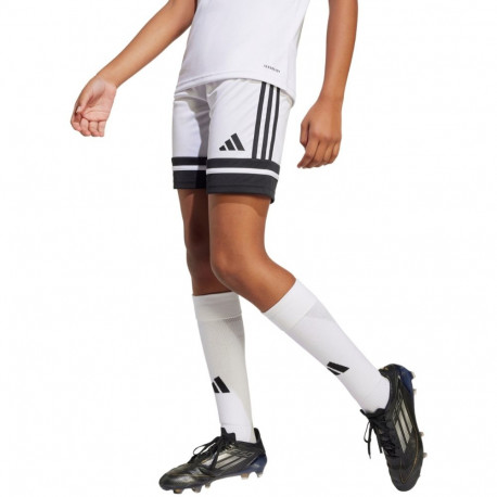 Spodenki dla dzieci adidas Squadra 25 białe JJ2422 128cm