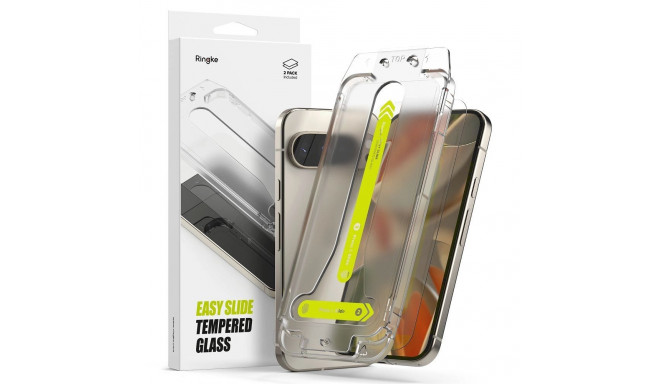 Ringke Easy Slide Tempered Glass 2-pack for Google Pixel 9 / 9 Pro