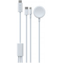 Devia kaabel EA520 3in1 USB-C - USB-C/Lightning/Apple Watch
