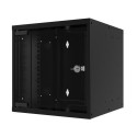 EFB Elektronik WGB-1009TS.30 rack cabinet 9U Wall mounted rack Black