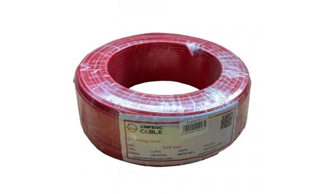 Grounding Cable, cooper, solid, 4 mm2, 100m