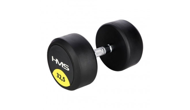 Rubberised dumbbell 32.5kg HMS HG PRO 32.5