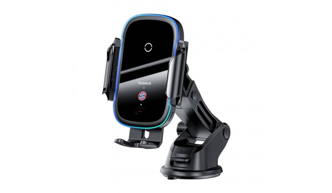 Baseus car holder with 15W charger (black) Bayern edition