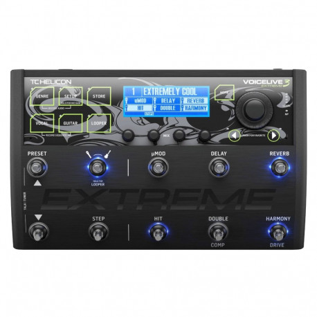 TC-Helicon Voice Live 3 extreme - kitarri-vokaali multiefekt