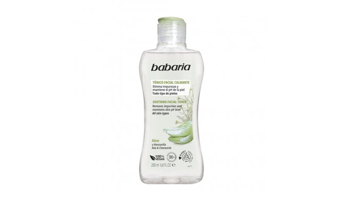 BABARIA ALOE Y MANZANILLA TONICO FACIAL 200ML