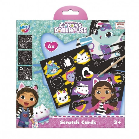 Moxy Gabby's Dollhouse kraapimiskunst 6 lk